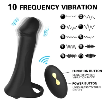 Sekso Žaislų Pora Penis Vibratorius Su Žiedo Ilgos Erekcijos Spenelių Makšties Klitorį Stimuliuoja Masažas Orgazmo Lytinių Geras