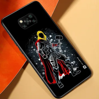 Stebuklas Superherojus Xiaomi Poco X3 NFC M2 X2 F2 F3 C3 M3 F1 Pro Mi Žaisti Sumaišykite 3 A3 A2 A1 6 Lite Minkštas Telefono dėklas