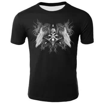 Streetwear 3d atspausdintas t-shirt vyriški trumpomis rankovėmis helovinas baisu skeletas creepy t-shirt vasaros atsitiktinis harajuku t-shirt