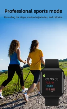 T900 SmartWatch Vyrų, Moterų Širdies ritmo Monitorius Fitness Tracker Iwo12 Smart Žiūrėti Sportas Žiūrėti 