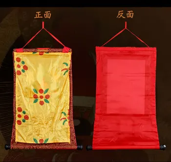 Tibeto Budistų Prekių Rankų Darbo, Dukart Dekoruoti Thangka Buda Trys Dekoratyviniai Paveikslai