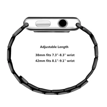 Tikslumo Nerūdijančio Plieno Magnetine Kilpa Juosta Smart Diržu, Apple Watch Serijos 6 5 4 3 2 1 SE