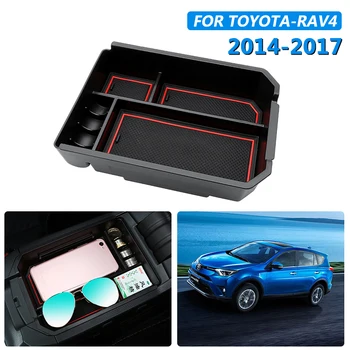 Toyota RAV4 -2017 Porankiu talpinimo Centrinės Konsolės, Organizatorius Atlenkiamas Porankis Saugojimo Dėžutė