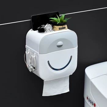 Tualetinio popieriaus laikiklis, atsparus vandeniui popierinių rankšluosčių laikiklį, sieniniai tualetinio popieriaus langelį, vonios kambarys daugiafunkcinis tualetinio popieriaus laikymo