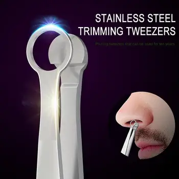 Universalus Nosies Plaukų Kirpimas, Pincetai Turas Patarimas Antakių Tweezer Puikiai Nerūdijančio Plieno Nosies Plaukų Šalinimas Pincetu