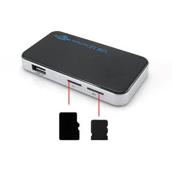 USB 3.0 All-in-1 Compact Flash Multi Card Reader Adapteris 5Gbps Didelės Spartos USB Card Reader SD TF XD ir CF 