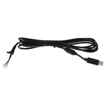 USB 4Pin Line Cord Laidas+ Atsiskyrusių Adapteris 2,5 m Pakeitimo USB Įkrovimo Kabelis Laido Adapteris Tinka Xbox 360 Wired Controller