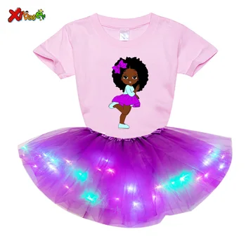 Vaikai Suknelės Mergaičių trumparankoviai marškinėliai + Šviesos Suknelė 2 Vnt Rinkiniai Taškų Minkštos Medvilnės Vaikų Drabužių Bowknot Merginos Laisvalaikio Drabužiai