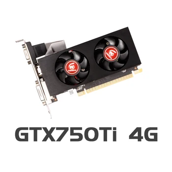 VEINEDA Grafikos plokščių GTX 750Ti 4GB 128Bit D5 GDDR5 Vaizdo Plokštę GTX750TI už nVIDIA Geforce žaidimai GTX750ti 4gb