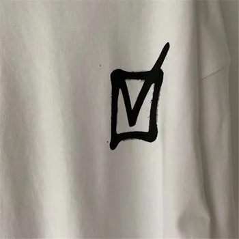 VETEMENTS Erkių ASMUO, T-shirt Vyrai Moterys VYRAI MOTERYS Spausdinti VETEMENTS marškinėliai Apykaklės, siuvinėjimo VTM Viršūnes Tee