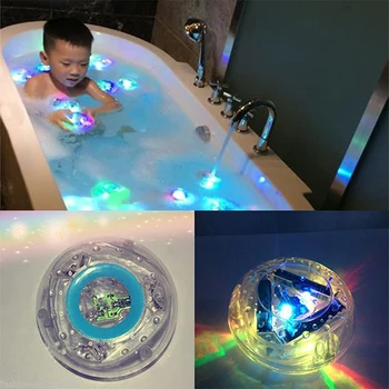 Vonios kambarys LED Šviesos Vaikai Spalva Keičiasi Kamuolys, Žaislai Vandeniui Į Vonia, Vonia Įdomus