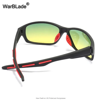 WarBlade Vyrų Poliarizuota Photochromic Saulės akiniai Automobilio Vairuotojas Dieną Naktį Akiniai Vairavimui Naktį Matymo Akiniai Anti-glare Akiniai nuo saulės