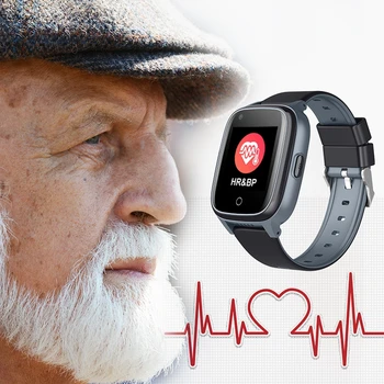 Wonlex Smart-Žiūrėti Amžiaus Žmonių Širdies ritmas ir Kraujo Spaudimas Priemonė Patenka Signalas KT17S 4G Vaizdo Skambučių Vyresnio amžiaus Anti-lost GPS Tracker