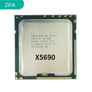 X5690 3.46 GHz 12M 6 Core 12 Sriegis 130w LGA 1366 Procesoriaus Serverio ddr3 ram atminties
