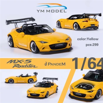 YM Modelis 1:64 PANDEM Mazda MX5 Roadster Dervos Modelio Automobilių