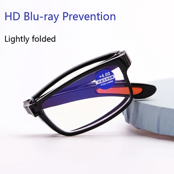 Zilead +1+1.5+2+2.5+3+3.5+4 Lankstymo Anti-mėlynos spalvos Spindulių, Skaitymo Akiniai Patogūs Ultralight Aikštėje Presbyopia Akiniai Toliaregystė Unisex