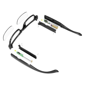 Įkraunamas LED Skaitymo Akiniai Presbyopic akinius vyresnio amžiaus HD baterija Vyrai Moterys mados anti-nuovargio funkciniai stiklai