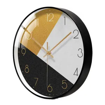 Šiaurės 3D Modernaus Dizaino Sieninis Laikrodis Kambarį Apdaila Originalumas Išjungti Sieniniai Laikrodžiai, Namų Dekoro Metaliniu korpusu Kvarciniai Laikrodžiai