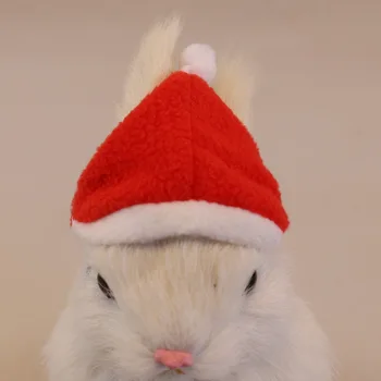 Žiurkėno skrybėlę voverė kiaulyčių šinšilų dress up Santa hat mažų naminių triušių kostiumas multi-color kolonėlė gali būti pritaikyti