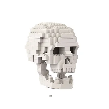 Žmogaus Kaukolės Smegenų Modelis SS Blokai 410PCS 