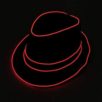 Žėrintis Skrybėlės Šviesos Top Hat Helovinas LED Šviesos Iki Džiazo Bžūp Šalies Cosplay Festivalis Prekių Fotografijos Rekvizitai