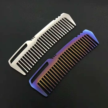 1Pc Kūrybos Titano Šukos Anti-static, Anti-rust Šukuosenos, Plaukų Kosmetika Formavimo Šukos Vyrų, Moterų Plaukų Pjovimo Šukos Hairbrush