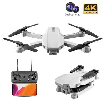 2021 NAUJAS KK5 Mini Drone 4k HD Drone Plataus Kampo Kamera 1080P WiFi fpv Sulankstomas Quadcopter Begalvis Režimas Sekite Mane Sraigtasparnis Žaislai