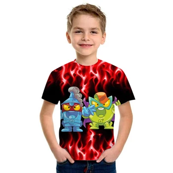 3D Berniukai Super Zings Spausdinti Merginos, Juokingi marškinėliai Superzing Vaikams iki 2021 m. vasarą, Drabužiai Vaikams, Drabužiai kinder Berniuko Drabužių Tees