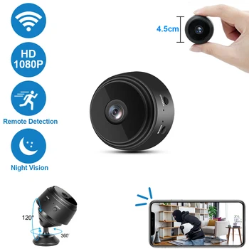 A9 Mini Kamera HD 1080P WiFi Kamera Naktinio Versija Mikro Vaizdo Stebėjimo Diktofonas Belaidė Mini vaizdo Kameros IP Kameros