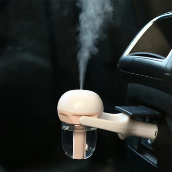 Automobilių Mini Oro Drėkintuvas Aromato Difuzorius kvapas Automobilio oro gaiviklis, aliejus difuzoriaus Oro Valytuvas Difuzorius Rūkas Maker Fogger