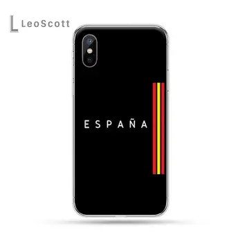 Ispanijos herbas, Vėliava meno Telefono dėklas skirtas iPhone 11 12 pro XS MAX 8 7 6 6S Plus X 5S SE 2020 XR