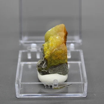 Labai reti! Natūralus geltonasis smithsonite Mineralinių Egzempliorių akmenys ir kristalai gydymo kvarco kristalai dėžutės dydis 3.4 cm