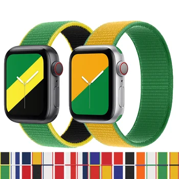 Nailono kilpos diržas, apple watch band 44mm 40mm iwatch juosta 38mm 42mm smartwatch apyrankė correa apyrankė 
