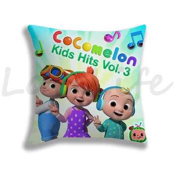 Naujas Cocomelon Pagalvės Užvalkalą Mielas Animacinių Filmų Užvalkalas Vaikams, Žaislai, Pagalvėlė Padengti Pagalvę Sofos Patalynės, Namų Dekoro Užvalkalas Vaikams