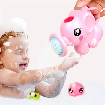 1 VNT Kūdikių Vonia Vandens Žaislai, ekologiškos Dramblys Purkštuvų Siurbimo Dizainas Spalvinga Gyvūnų Formos Žaislas Vaikams Dovanų