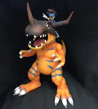 2020 naujasis Japonijos Anime Skaitmeninis Monstras Greymon & Taichi Yagami Pav Žaislai 29cm dinozaurai modelis didesnis