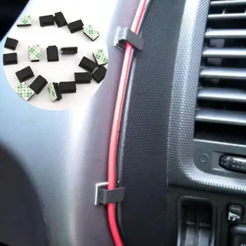 40pcs Automobilinis USB Įkroviklis Laidas Vielos Laikiklis Renault Megane 2 3 Duster 