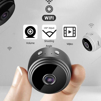 A9 720P Mini IP WIFI vaizdo Kamera, vaizdo Kameros Belaidžio Namų Saugumo DVR Infraraudonųjų spindulių Naktinio Mobiliojo ryšio Aptikimas Kamera, vaizdo Kameros