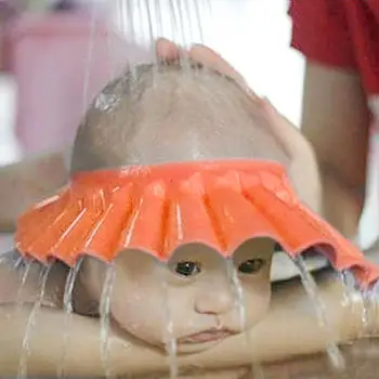 Baby Shower Dangtelius Šampūno Kepurė Plauti Plaukų Vaikams Pirties Kepurės Snapeliu Reguliuojamas Shield Vandeniui Ausų Apsauga Akių Vaikams, Kepurės Kūdikiams