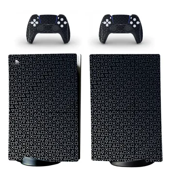 Simbolis Dizainas PS5 Skaitmeninis Lipdukas, Decal Padengti 5 PlayStation Konsolės ir Valdytojai PS5 Odos, Vinilo