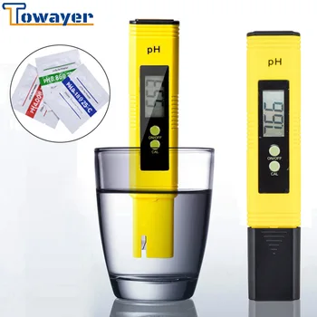 Towayer PH Matuoklis Skaitmeninis LCD Rašiklis Testeris Tikslumas 0.01 Tinka Akvariumas Baseinas, Vandens, Vyno Automatinis Kalibravimas