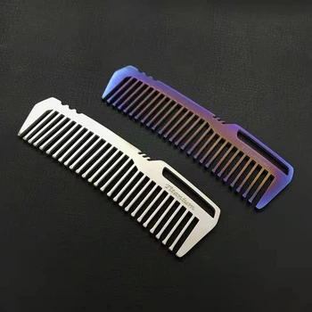 1Pc Kūrybos Titano Šukos Anti-static, Anti-rust Šukuosenos, Plaukų Kosmetika Formavimo Šukos Vyrų, Moterų Plaukų Pjovimo Šukos Hairbrush