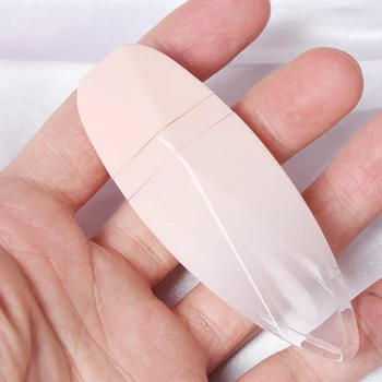 1PCs 7ML Gradientas Rožinė Lūpų Glazūra Vamzdis Tuščias Butelis Plastiko Rhombus Formą, Lūpų Blizgesys Kosmetikos Pakuotės, Konteinerio Daugkartiniai