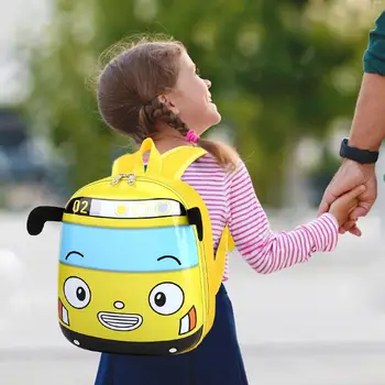 3d Animaciją Autobusų Darželio Vaikų Schoolbags Mados Mergaičių Ir Berniukų Užtrauktukas Schoolbags Už Išvykas Kuprinės