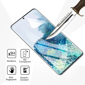 3in1 Hidrogelio Plėvelės Samsung Galaxy S10 S20 S8 S9 Plus Lipdukas Hidrogelio Screen Protector, Priekiniai+Back+Kamera Filmas S20 Ultra