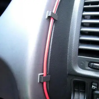 40pcs Automobilinis USB Įkroviklis Laidas Vielos Laikiklis Renault Megane 2 3 Duster 