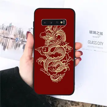 Dragon meno estetika Telefono dėklas Samsung galaxy S 8 9 10 20 21 30 30 50 51 70 10 pastaba plus Ultra 5g
