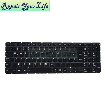 Remontas Jums Gyvenimo nešiojamojo kompiuterio klaviatūrą skirtą Toshiba Satellite L50T-B P55W-S50 B-B juoda LA išdėstymo nauja klaviatūra originalus