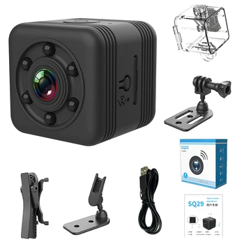 SAMTIAN Mini Kamera HD 1080P Mažas Priežiūros Jutiklis Naktinio Matymo Kamera, WIFI Stebėti, Apsaugos Kamera, Slaptos Vaizdo įrašymas