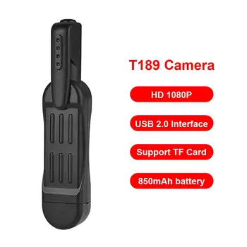 T189 Mini Kamera Rašiklis Full HD 1080P Mini DVR Vaizdo Įrašą Balso, Vaizdo įrašymo, Didelės Spartos duomenų Perdavimo Usb 2.0 Sąsaja